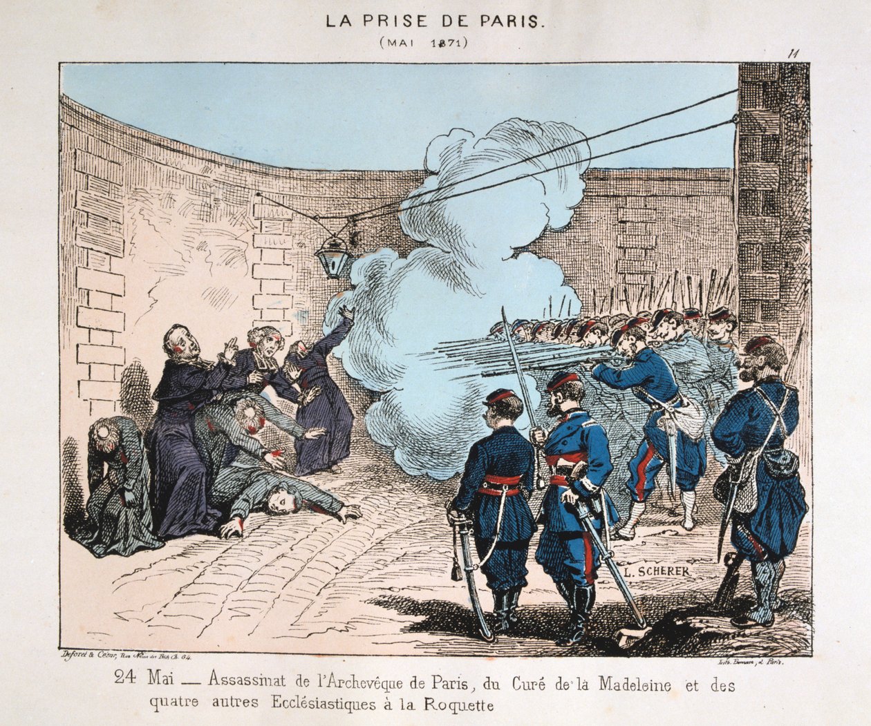 La Toma de París, 24 de mayo de 1871 de Unbekannt