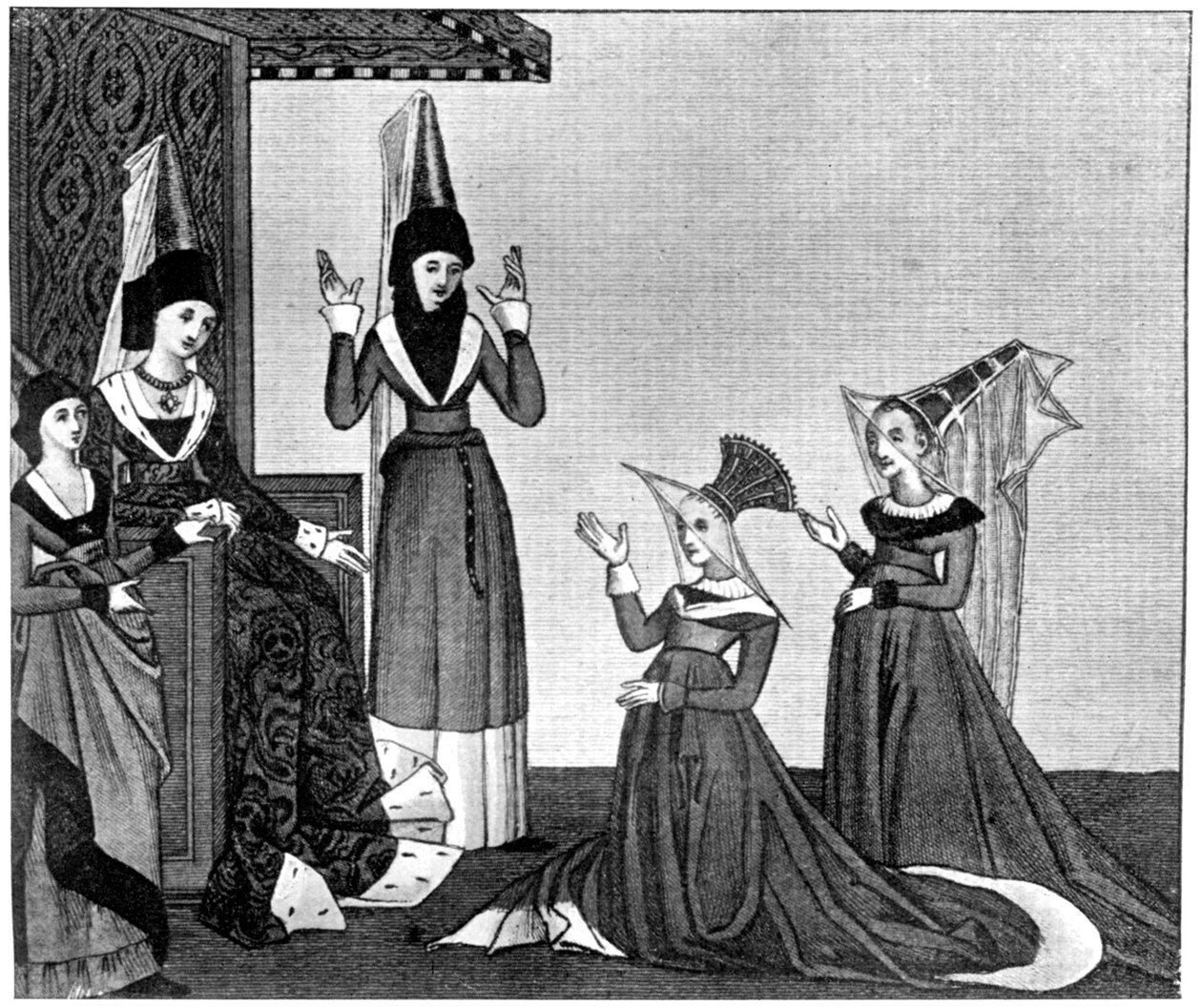 Tocados de damas, siglo XV, 1910 de Unbekannt