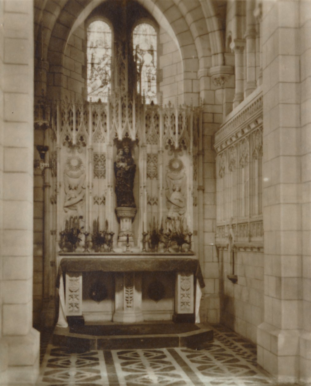 Capilla de la Virgen, Abadía de Buckfast, finales del siglo XIX-principios del siglo XX de Unbekannt