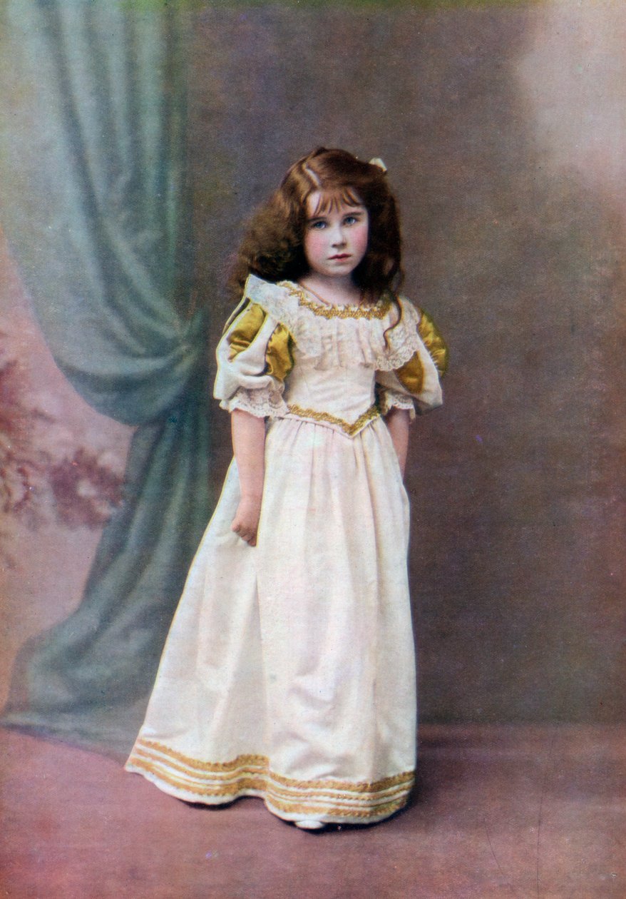 Lady Elizabeth Bowes-Lyon, a los seis años, 1906-1907 1923 de Unbekannt