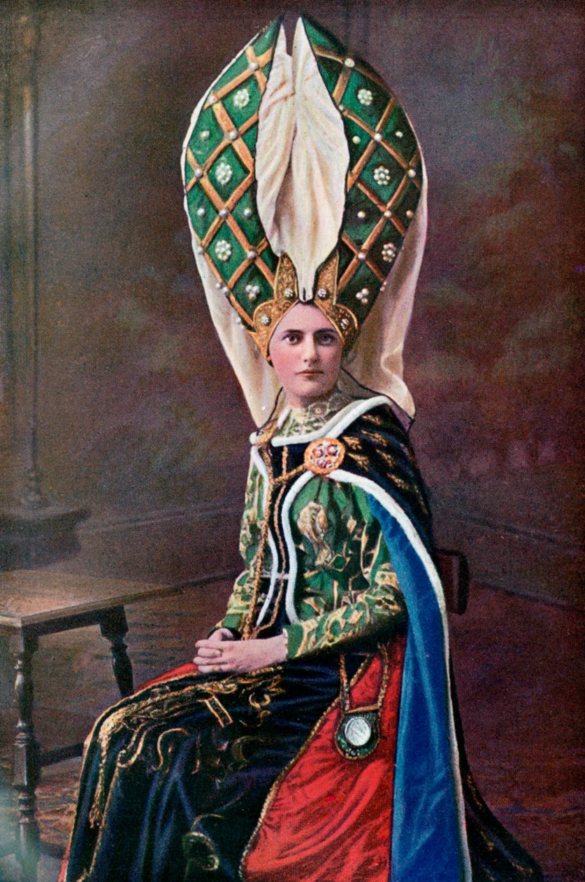 Tocado de dama, 1450-1470, 1910 de Unbekannt