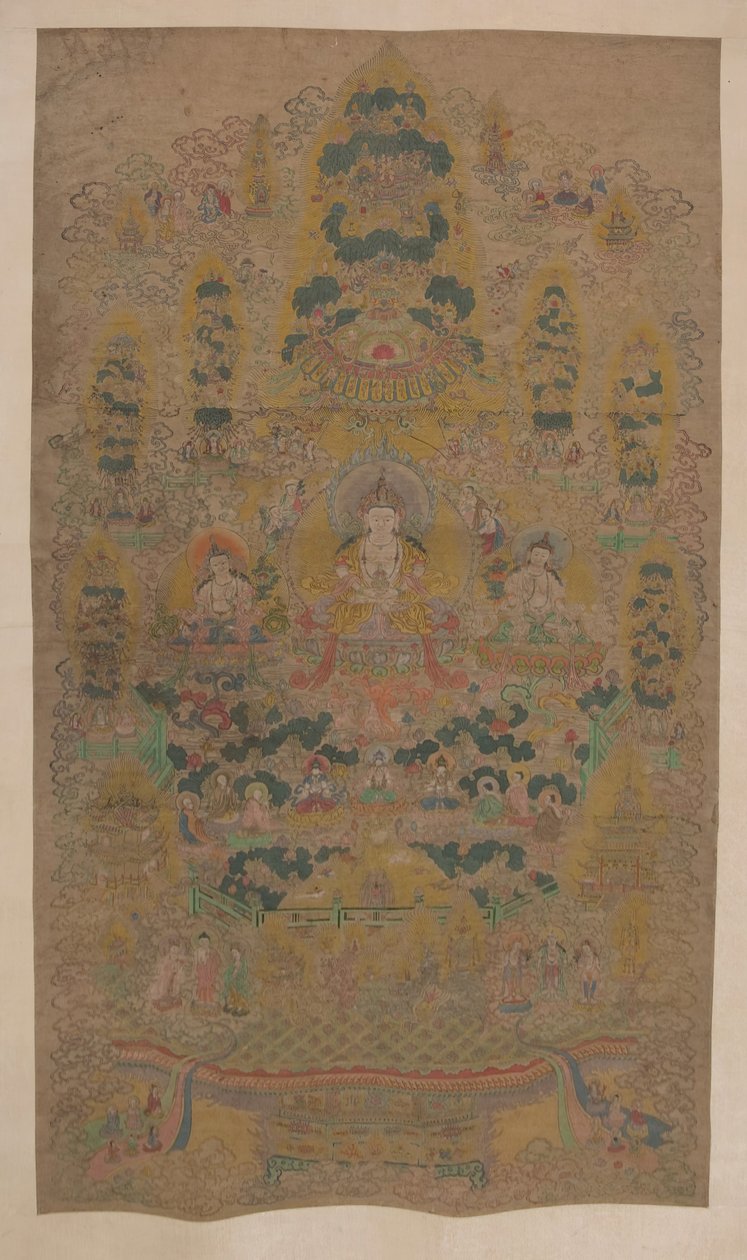 Mandala lamaísta, siglo XVII de Unbekannt