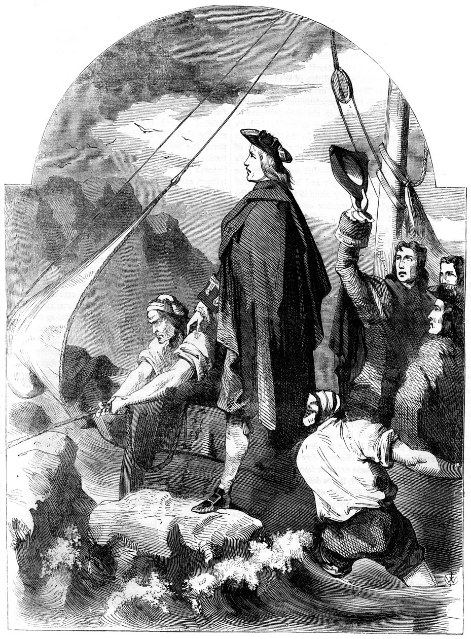 Desembarco del Caballero de St George en Escocia de Unbekannt