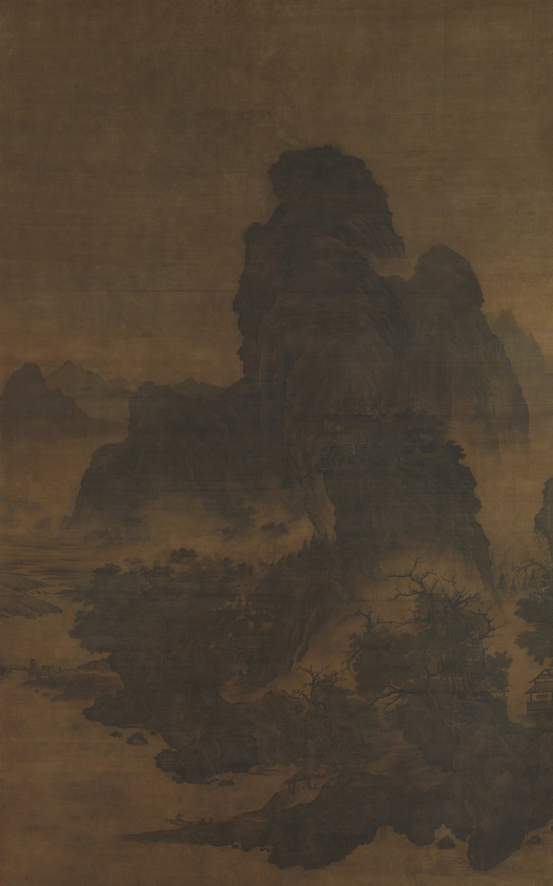 Paisaje al estilo de Fan Kuan, principios del siglo XII de Unbekannt