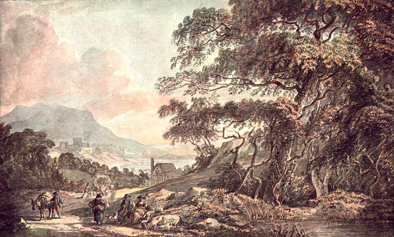 Paisaje cerca de un lago de Unbekannt
