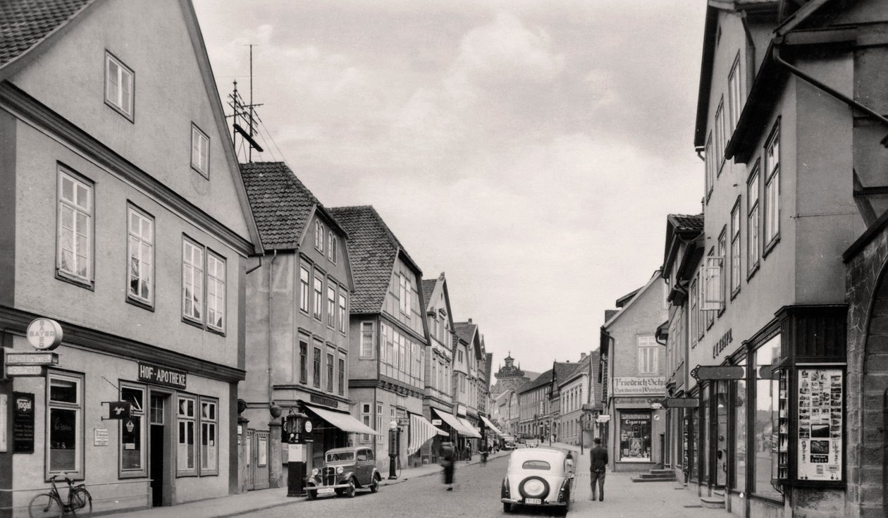 Langestrasse, Buckeburg, Alemania, c1930s de Unbekannt