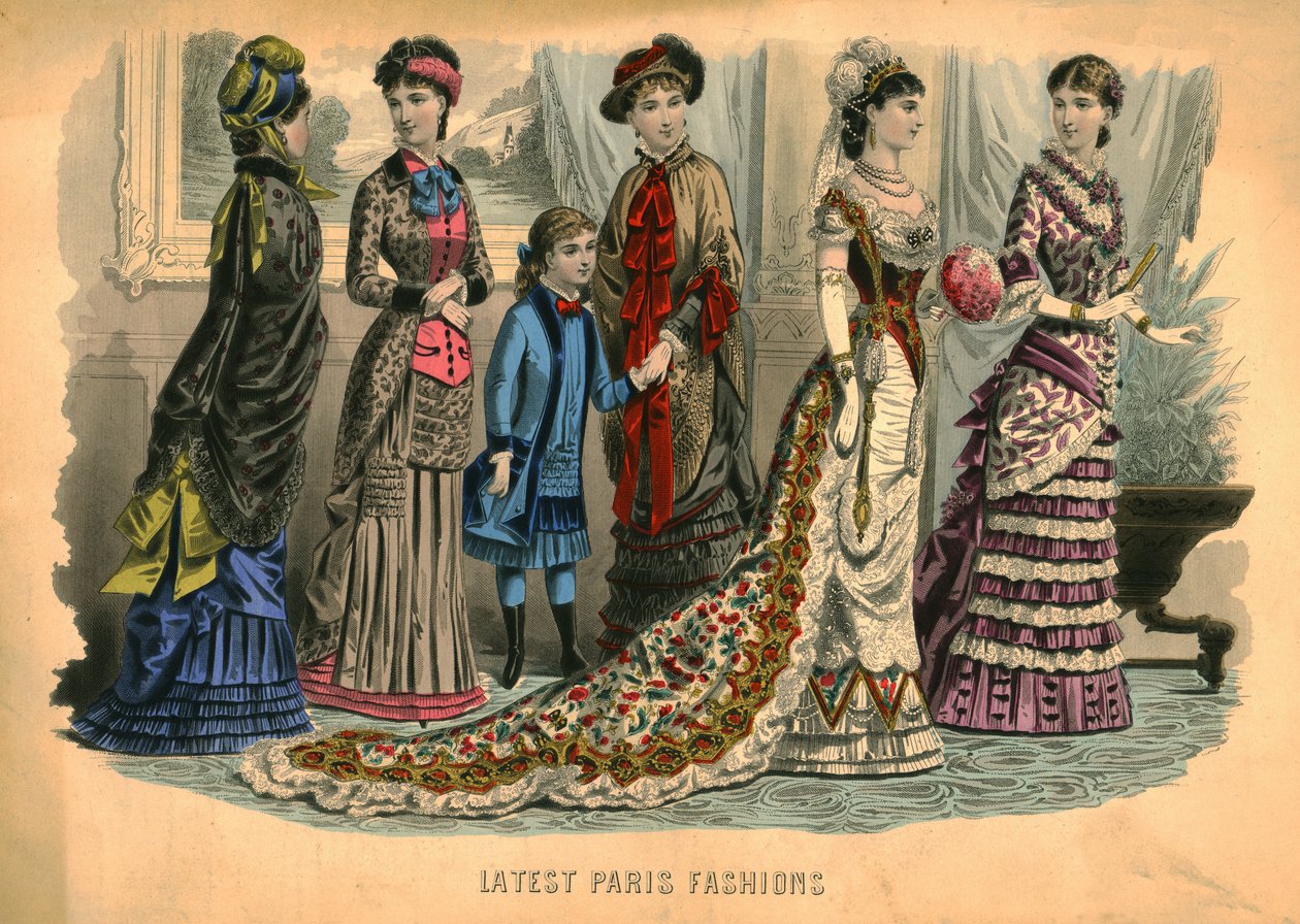 Últimas modas de París, 1881 de Unbekannt