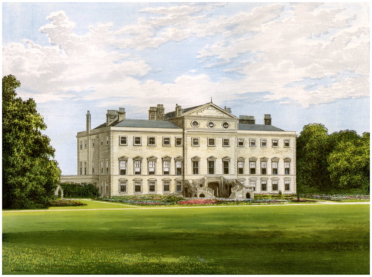 Casa Lathom, Lancashire, hogar de Lord Skelmersdale, c. 1880 de Unbekannt