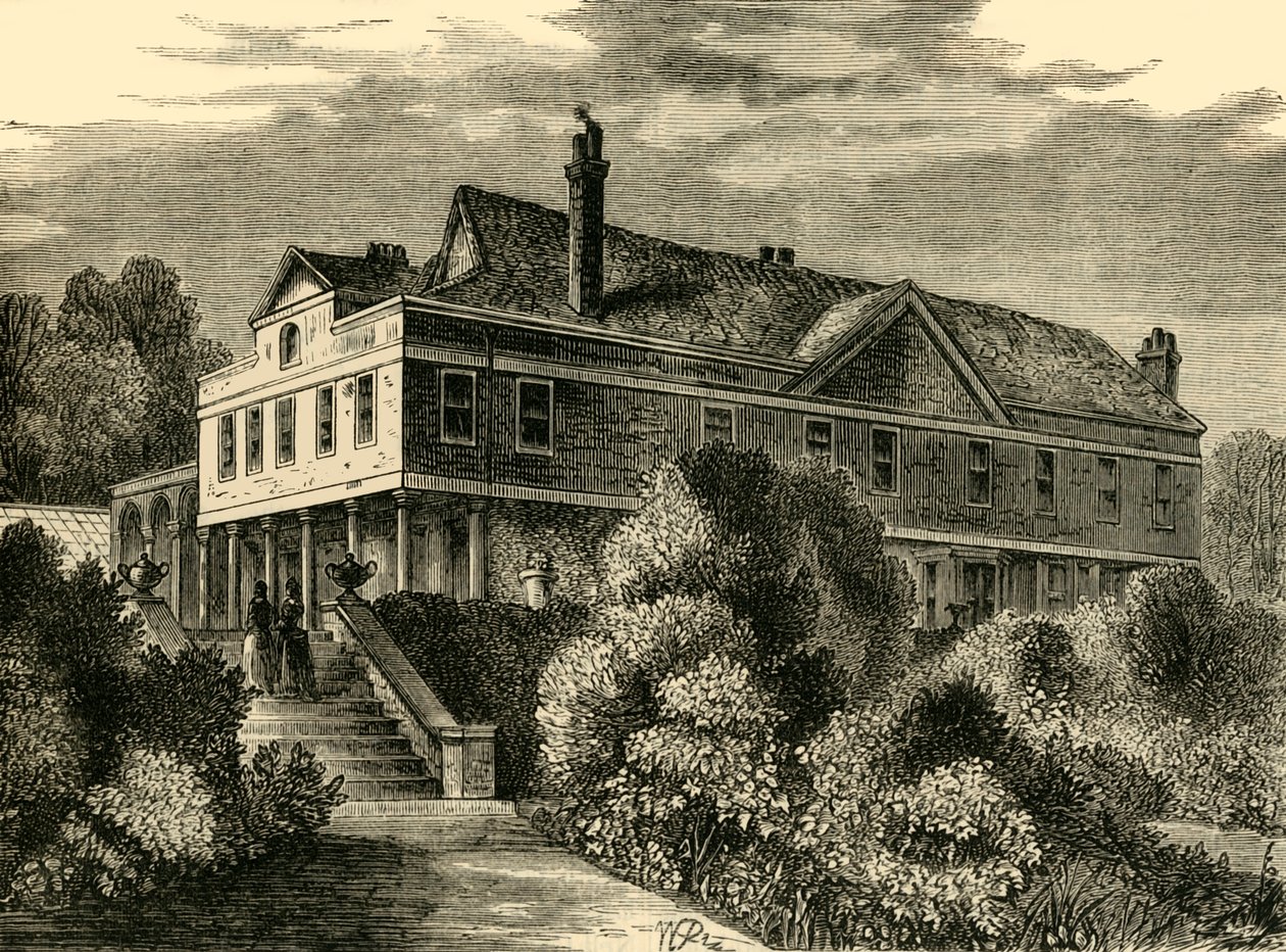 Casa Lauderdale, en 1820, c. 1876 de Unbekannt