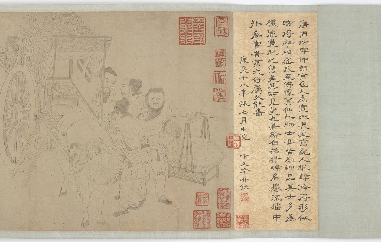 Dejando atrás al ternero, dinastía Ming, siglo XVI de Unbekannt