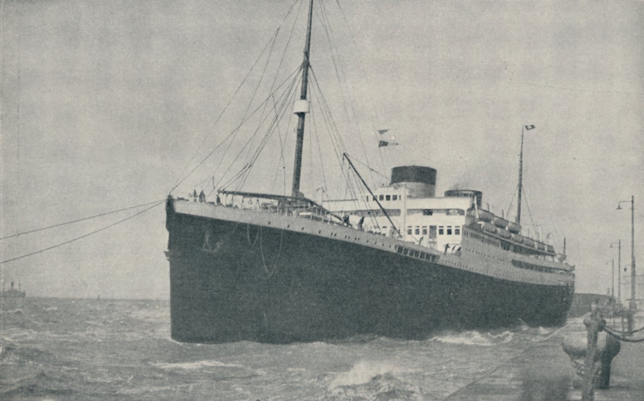 Saliendo del muelle de Liverpool, 1936 de Unbekannt