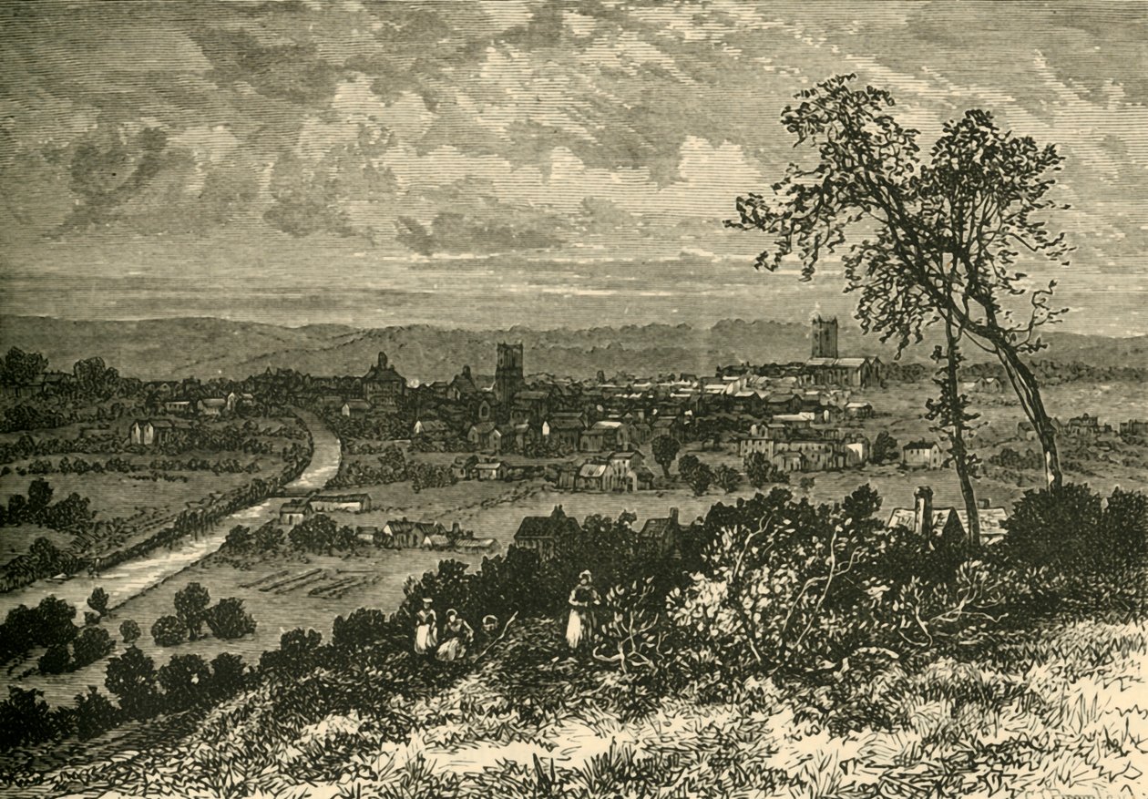 Leeds a principios del siglo XVIII, 1898 de Unbekannt