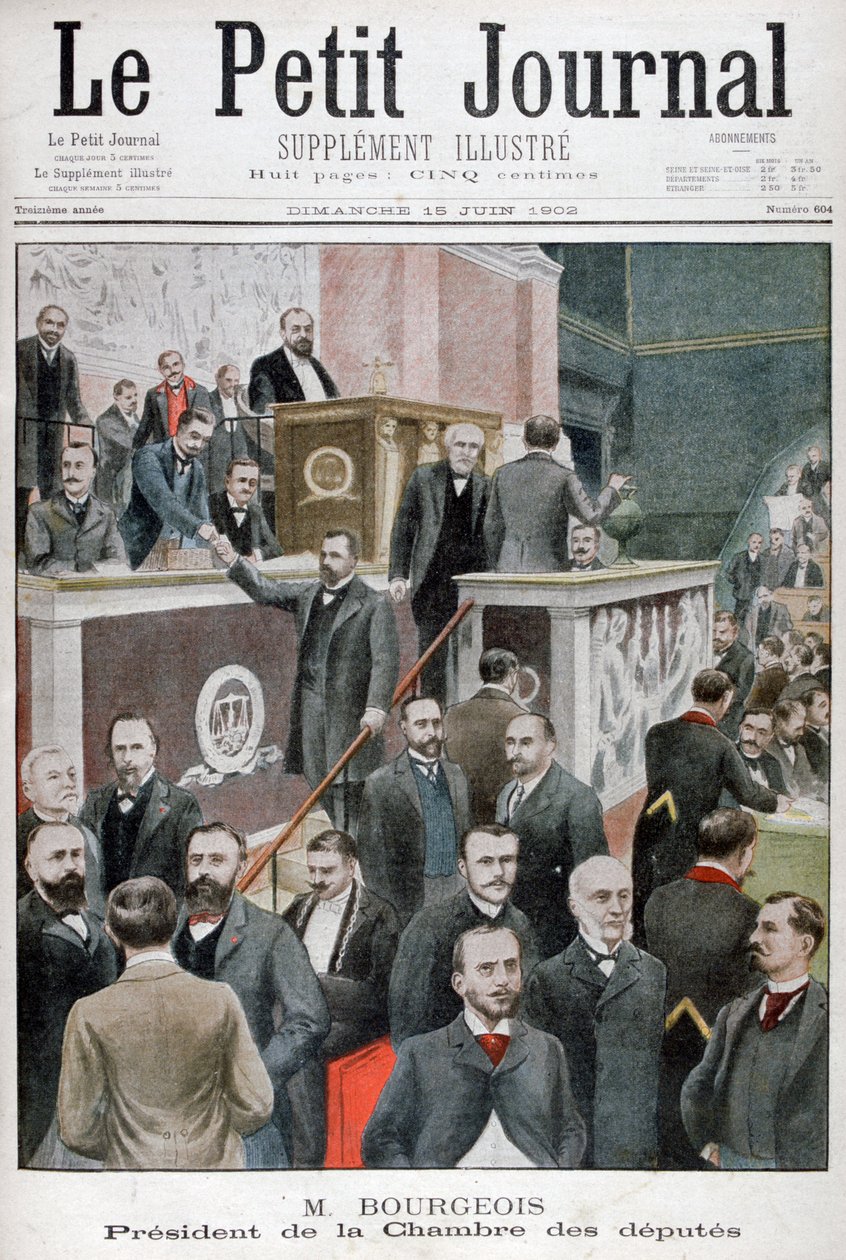 Leon Bourgeois, Presidente de la Cámara de Diputados, 1902 de Unbekannt