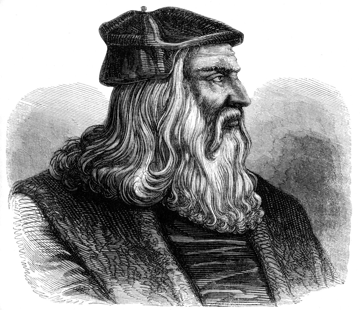 Leonardo da Vinci 1452-1519, siglo XVI 1849 de Unbekannt