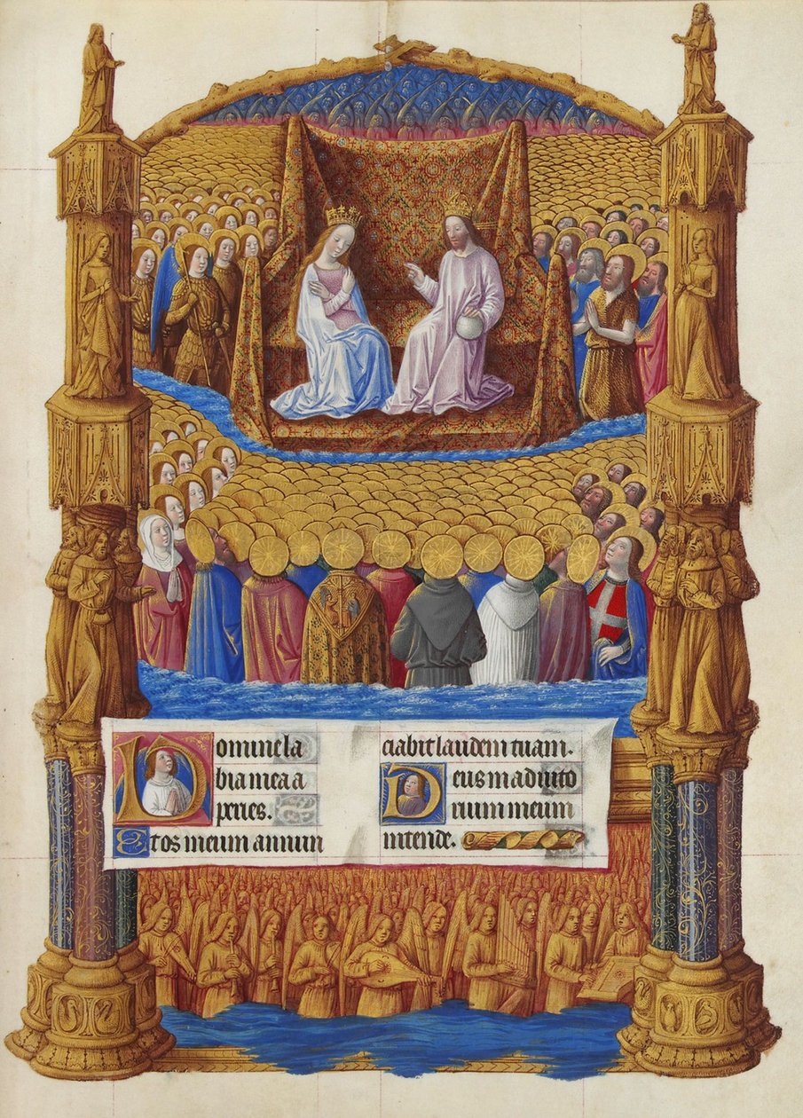 Las muy ricas horas del duque de Berry, Folio 126r - Paraíso de Unbekannt
