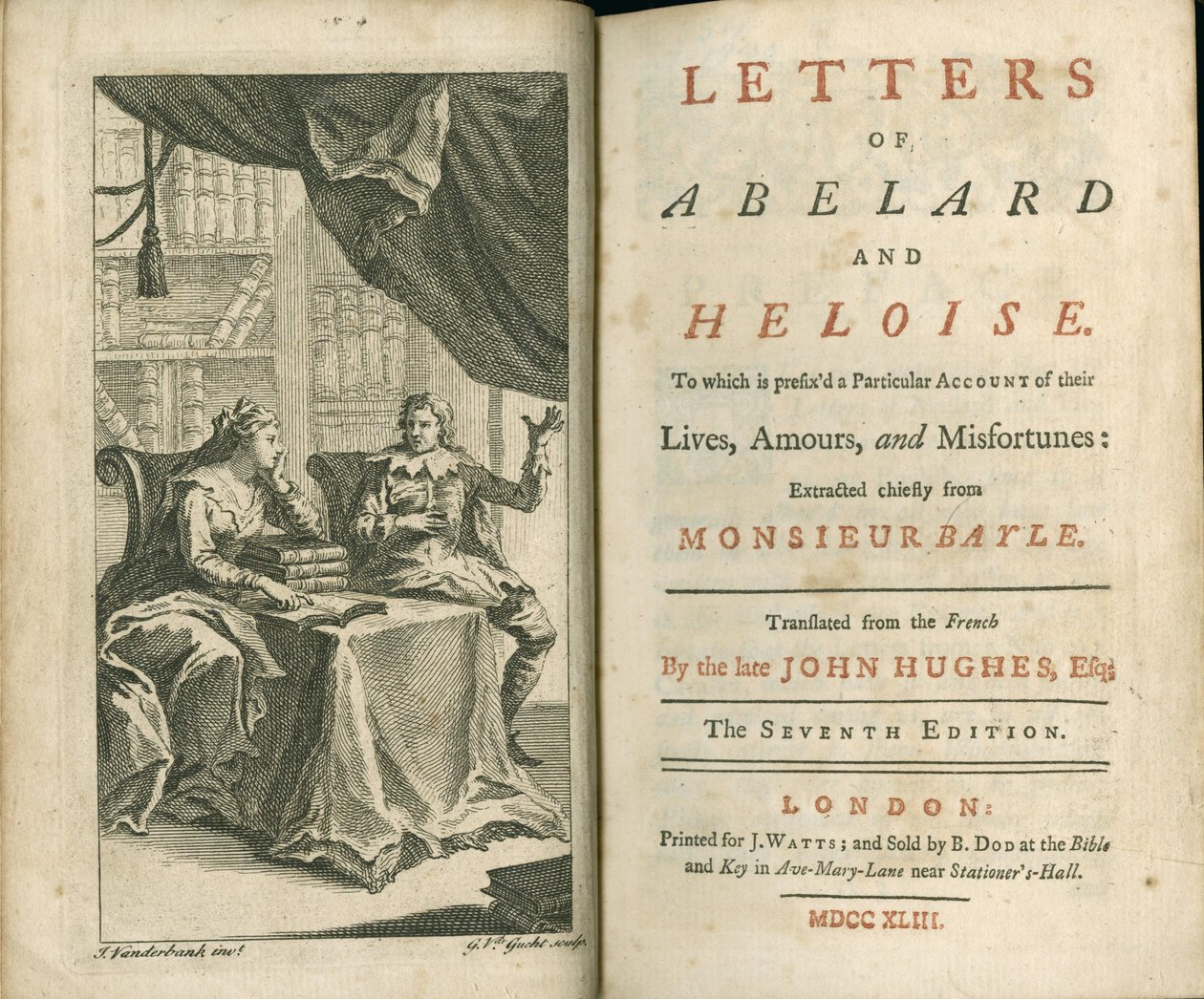 Cartas de Abelardo y Eloísa, 1743 de Unbekannt
