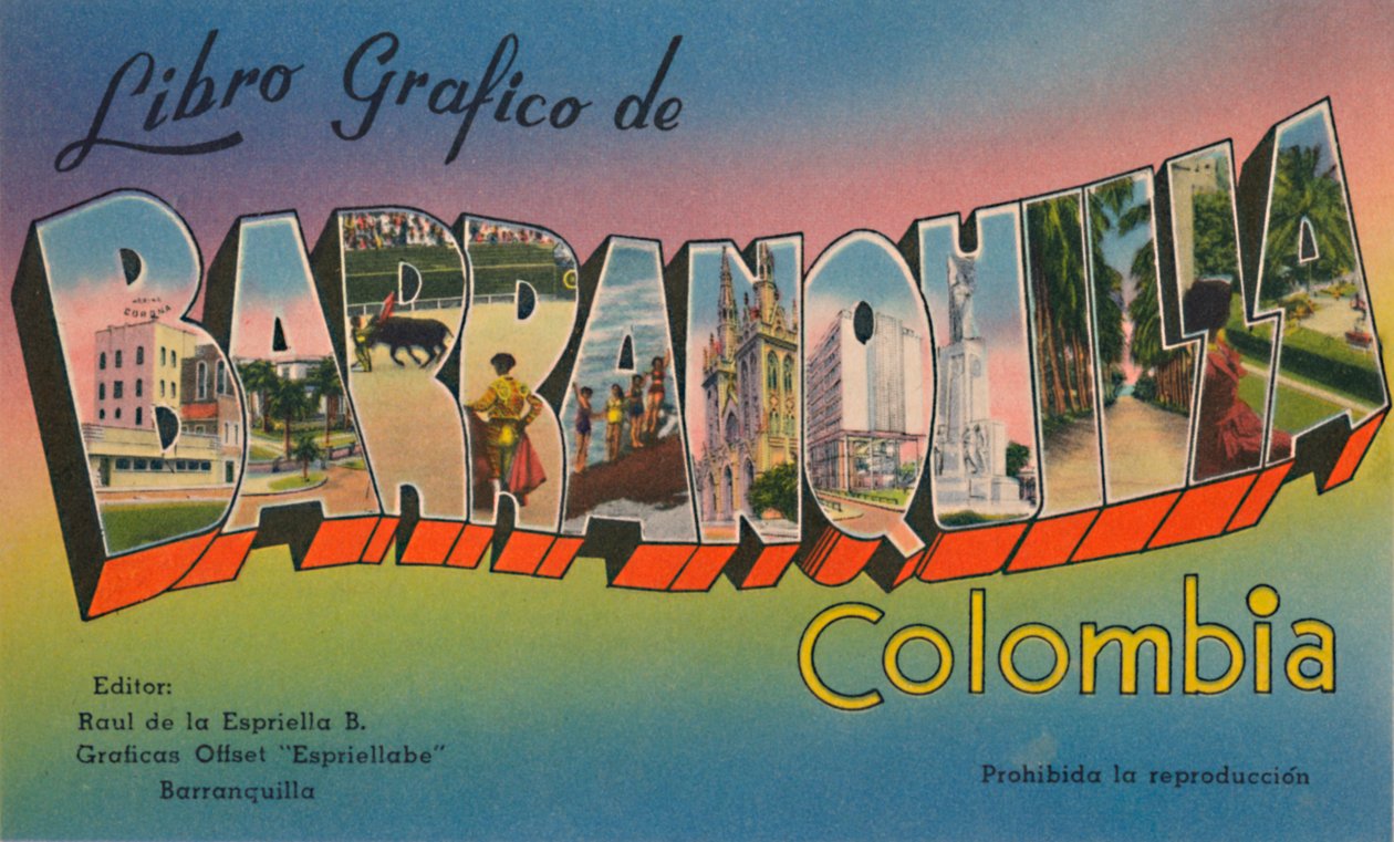 Libro Gráfico de Barranquilla, Colombia, c1940s de Unbekannt