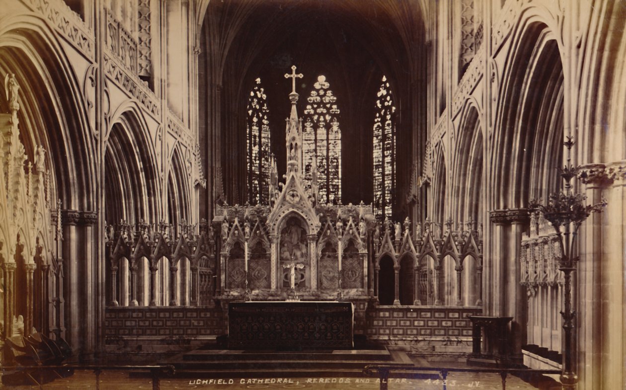 Catedral de Lichfield, Retablo y Altar, 1929 de Unbekannt