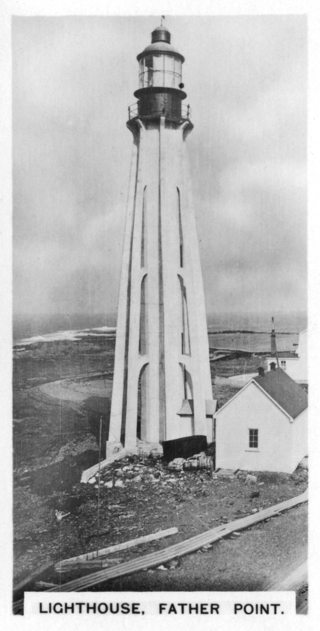 Faro, Father Point, Quebec, Canadá, c1920s de Unbekannt