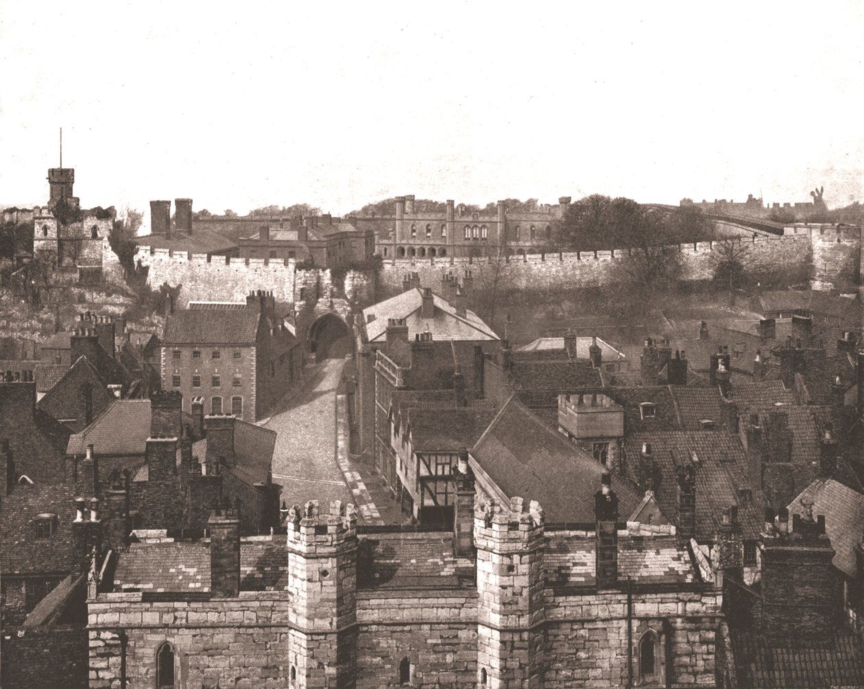 Castillo de Lincoln, Lincolnshire, 1894 de Unbekannt