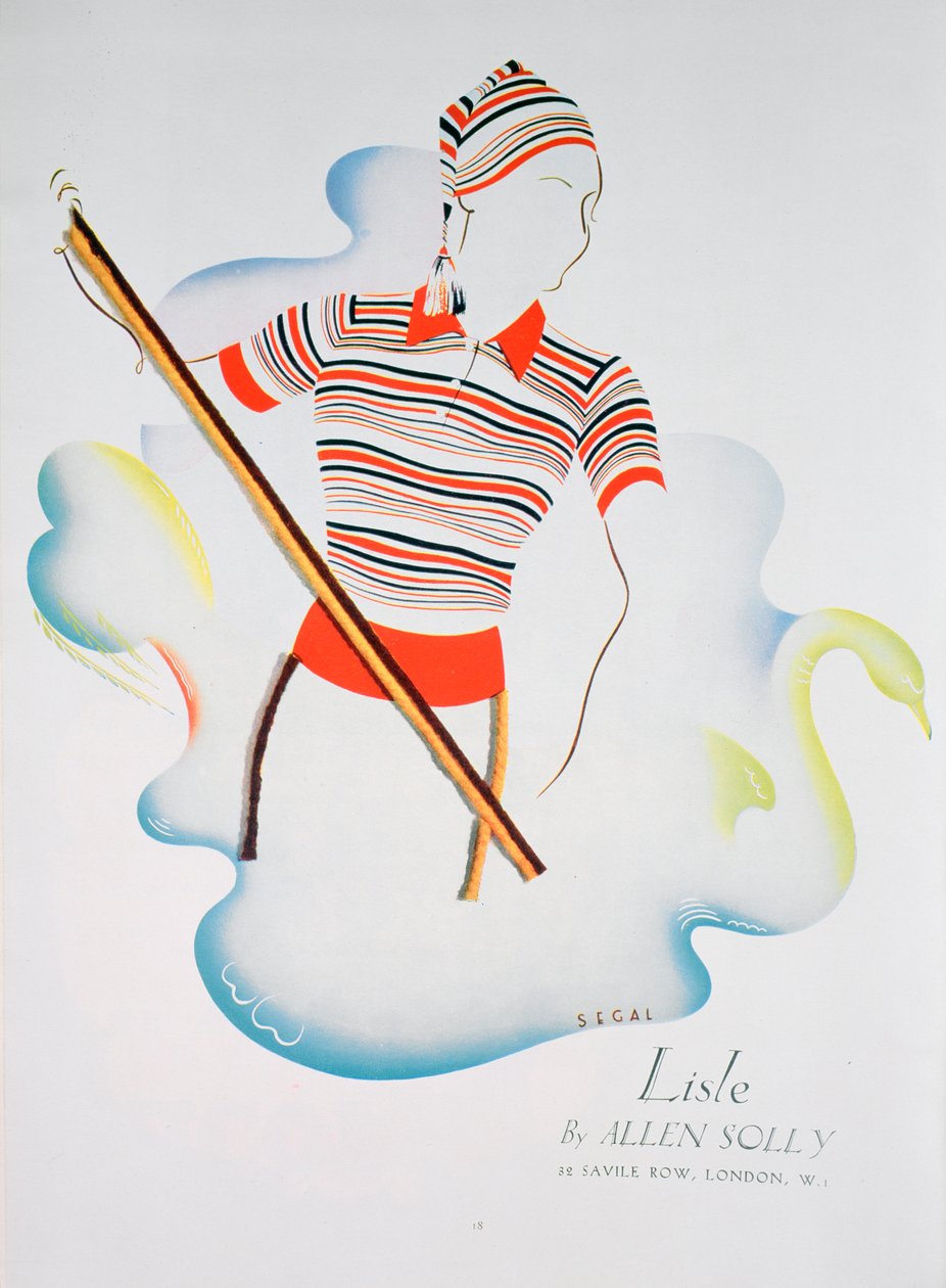 Lisle por Allen Solly, anuncio de moda, 1937 de Unbekannt