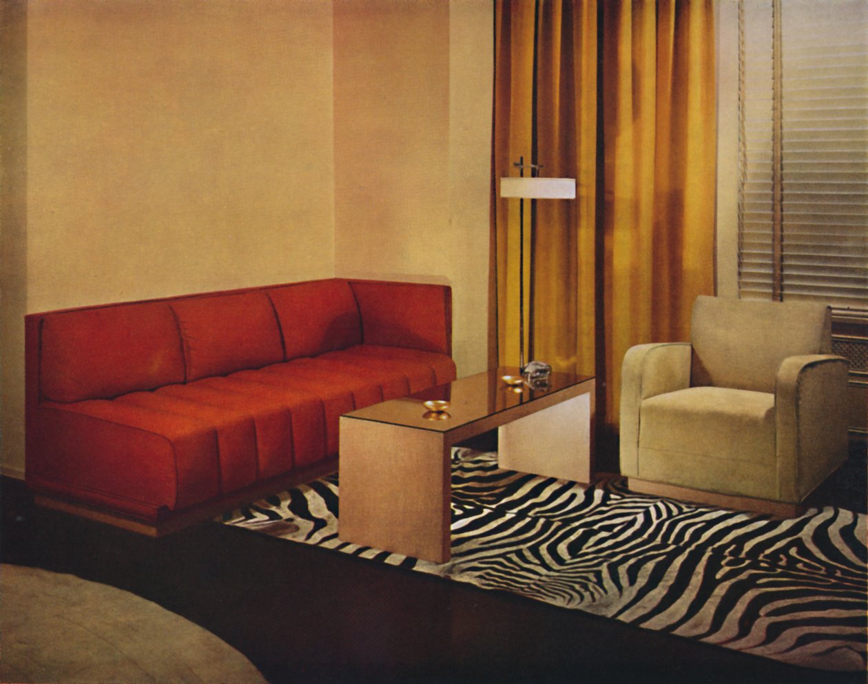 Sala de estar por Walter Dorwin Teague, 1939 de Unbekannt