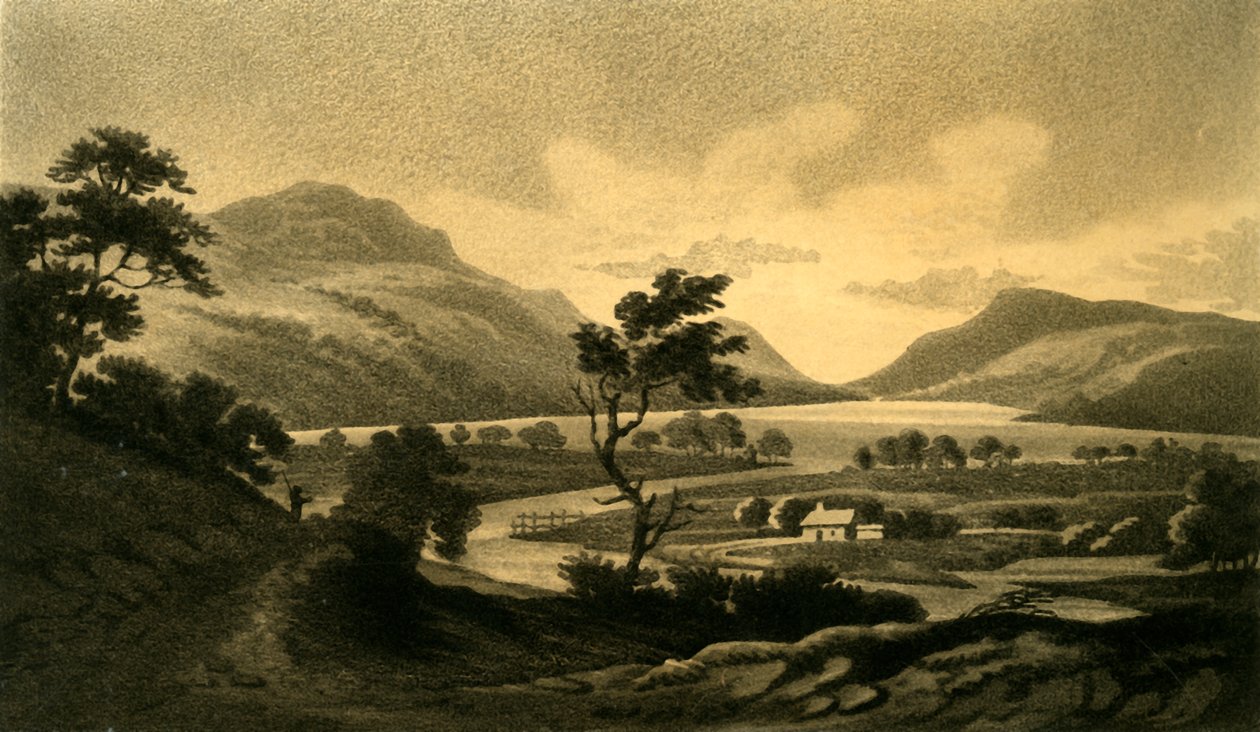 Loch-tay, desde Killin, 1802 de Unbekannt