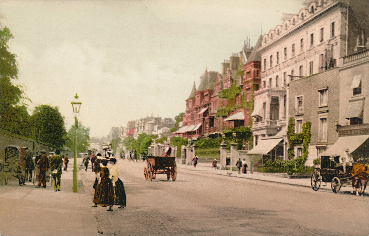Londres. Bayswater Road, c1900s de Unbekannt