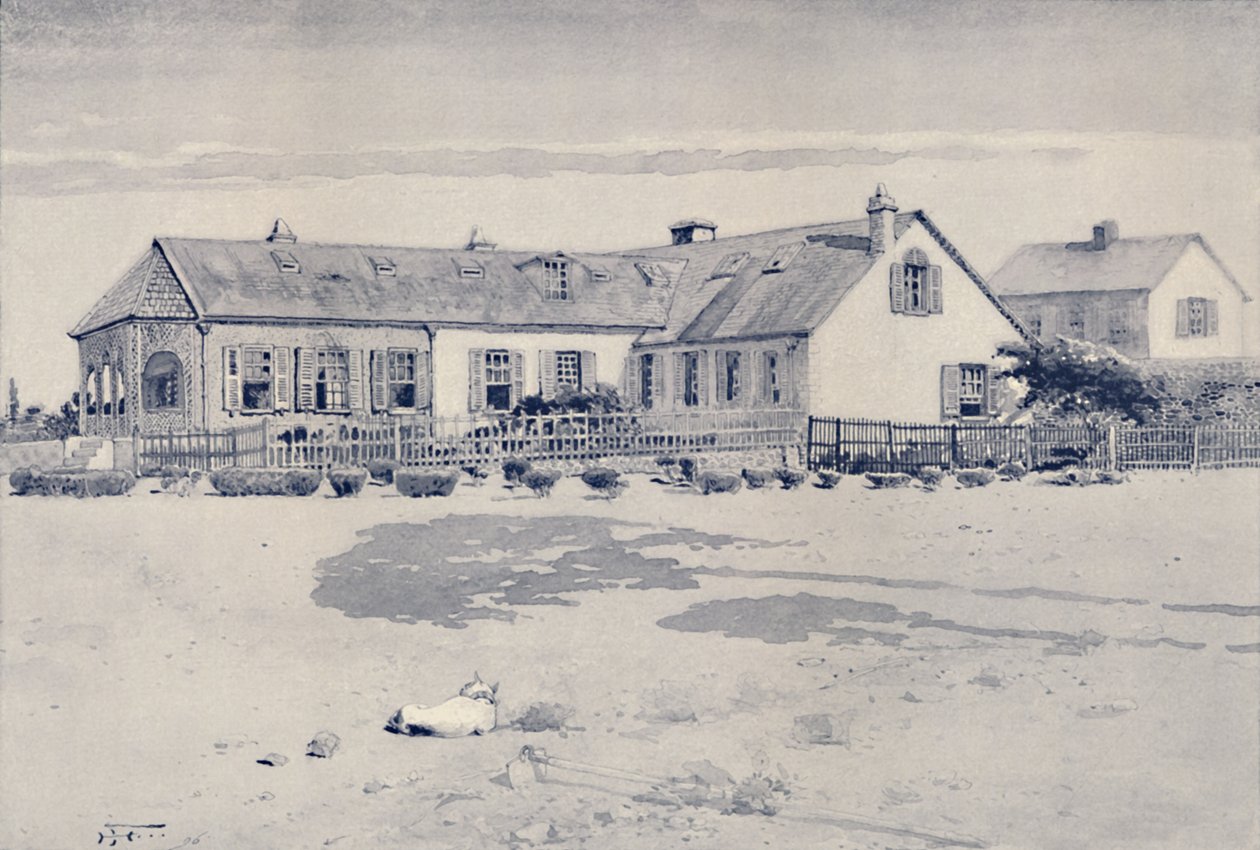 Longwood, residencia de Napoleón en Santa Elena, 1896 de Unbekannt