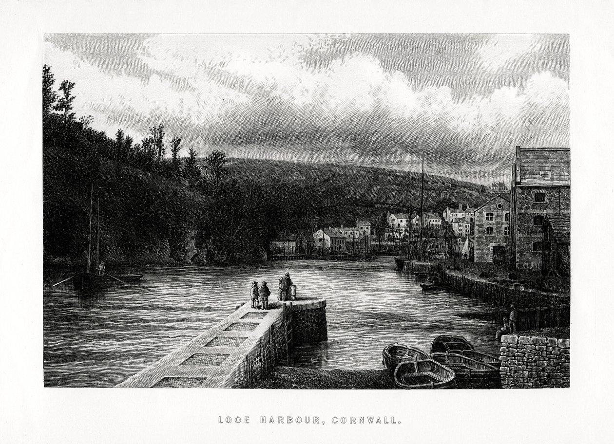 Puerto de Looe, Cornwall, Inglaterra, 1896 de Unbekannt