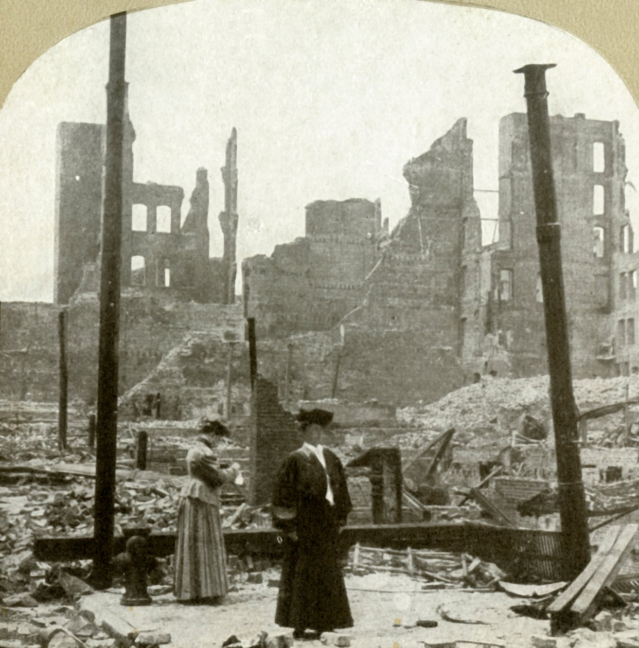 Mirando al noreste desde la esquina de Ellis y Powell Sts, 1906 de Unbekannt