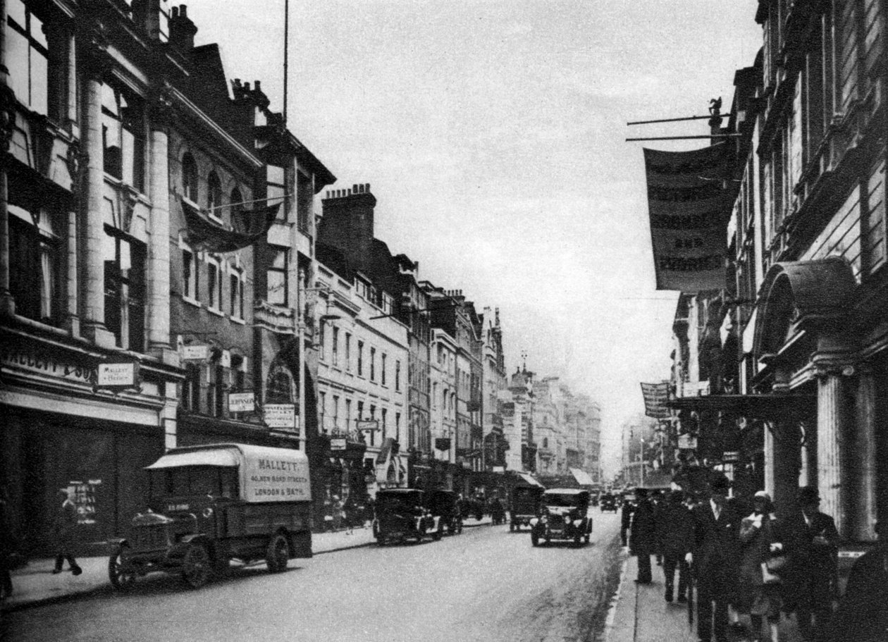 Mirando al sur en New Bond Street, Londres, 1926-1927 de Unbekannt