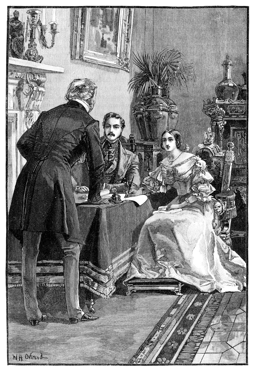 Audiencia de Lord Campbell con la Reina, 1900 de Unbekannt