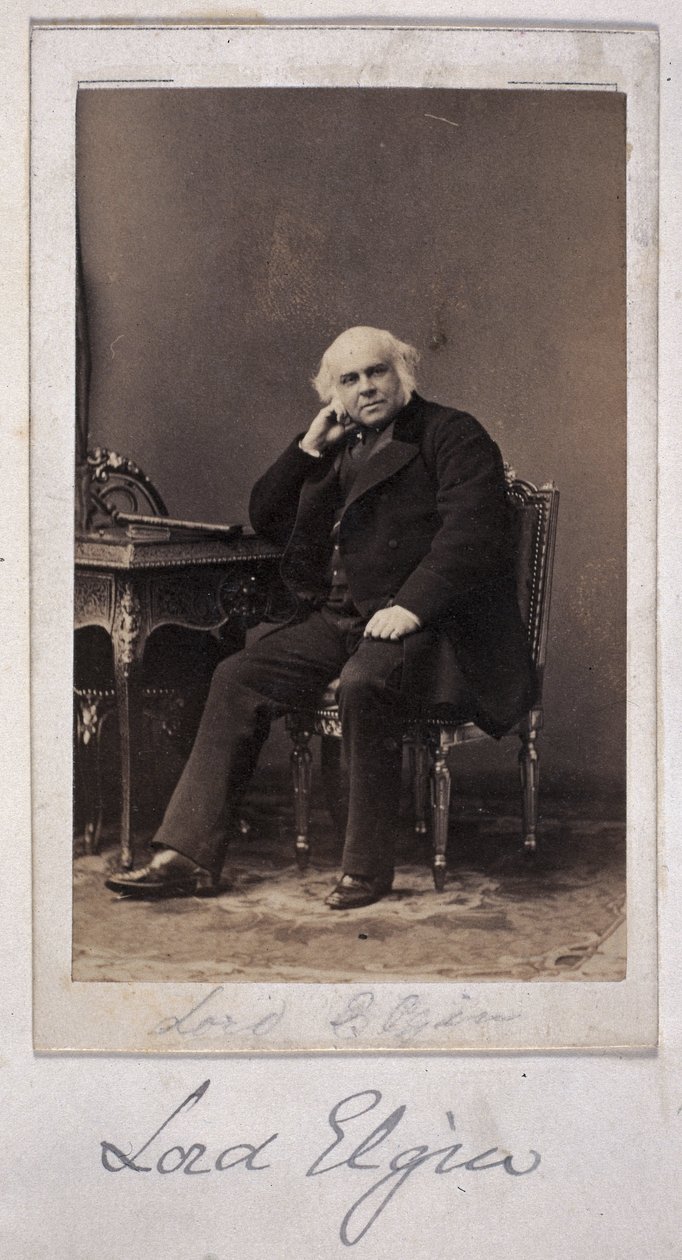 Lord Elgin, diplomático británico, c 1860 de Unbekannt