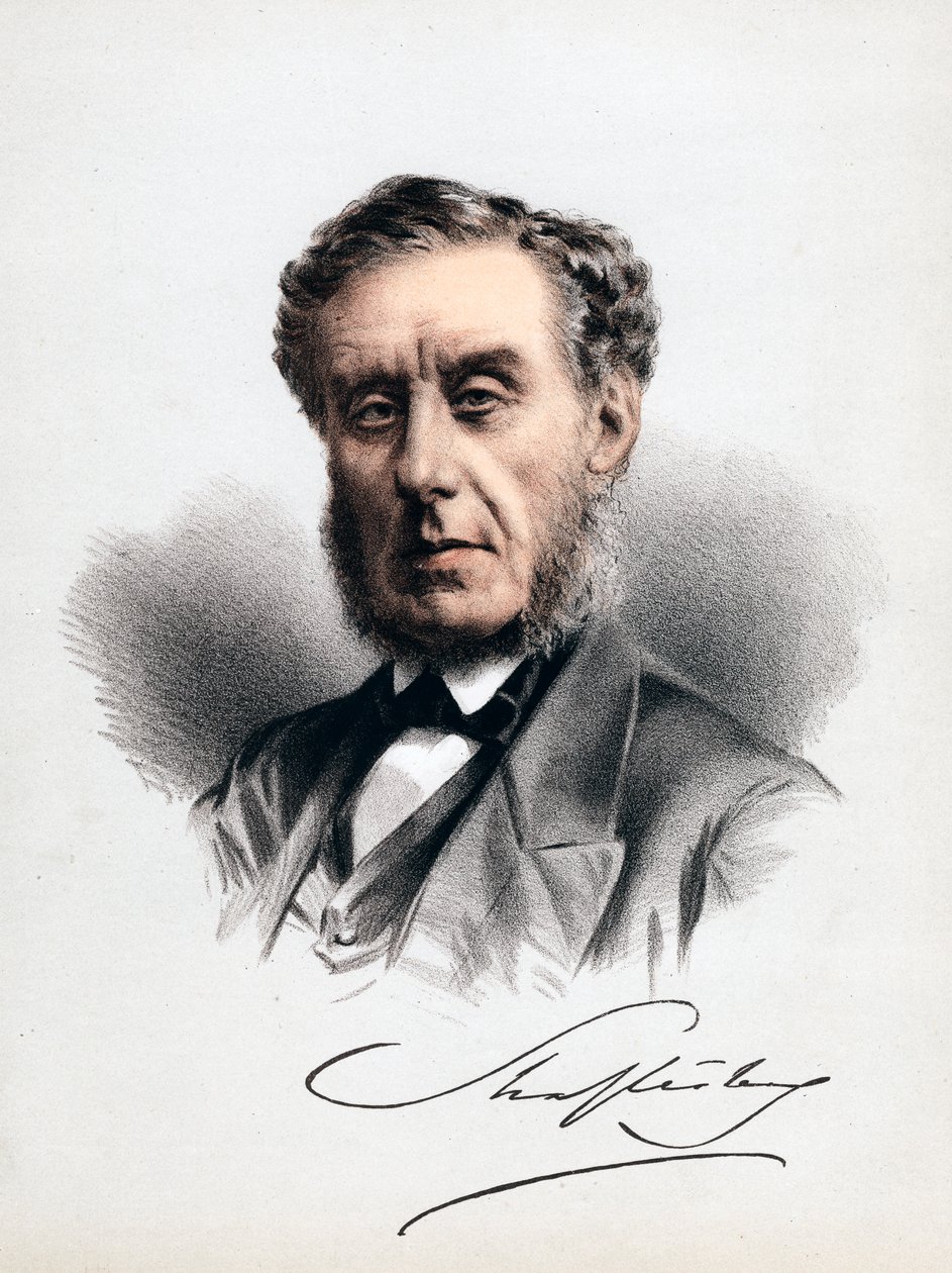 Lord Shaftesbury, estadista inglés, filósofo moral, filántropo y reformador de fábricas de Unbekannt
