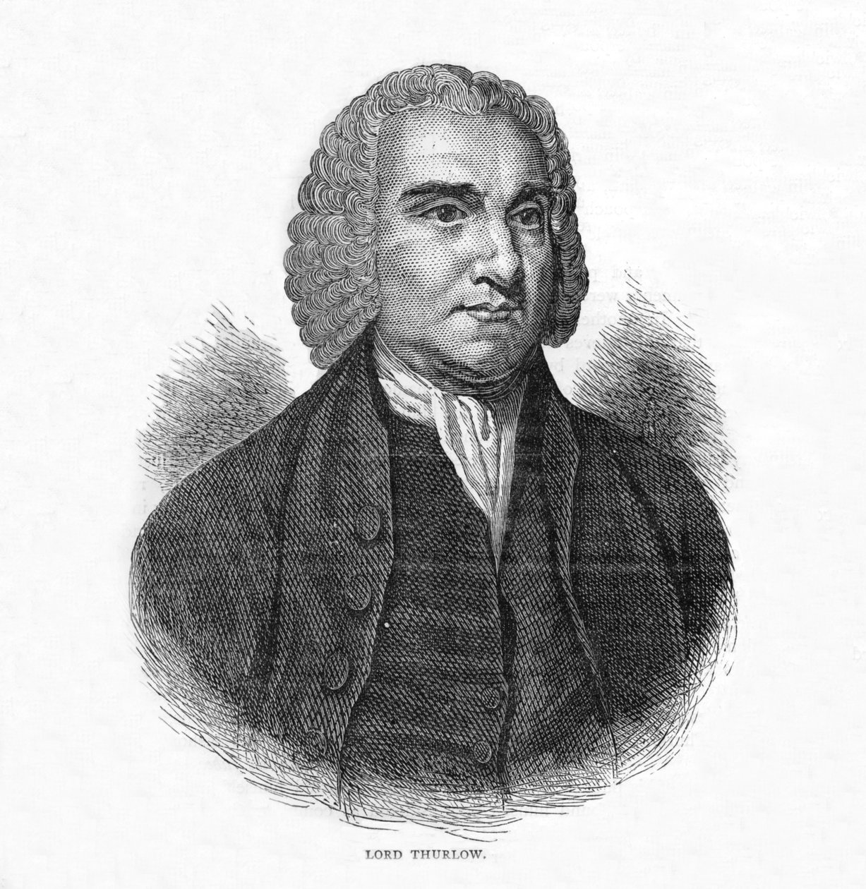 Lord Thurlow, abogado británico y político tory, c1800, 1878 de Unbekannt