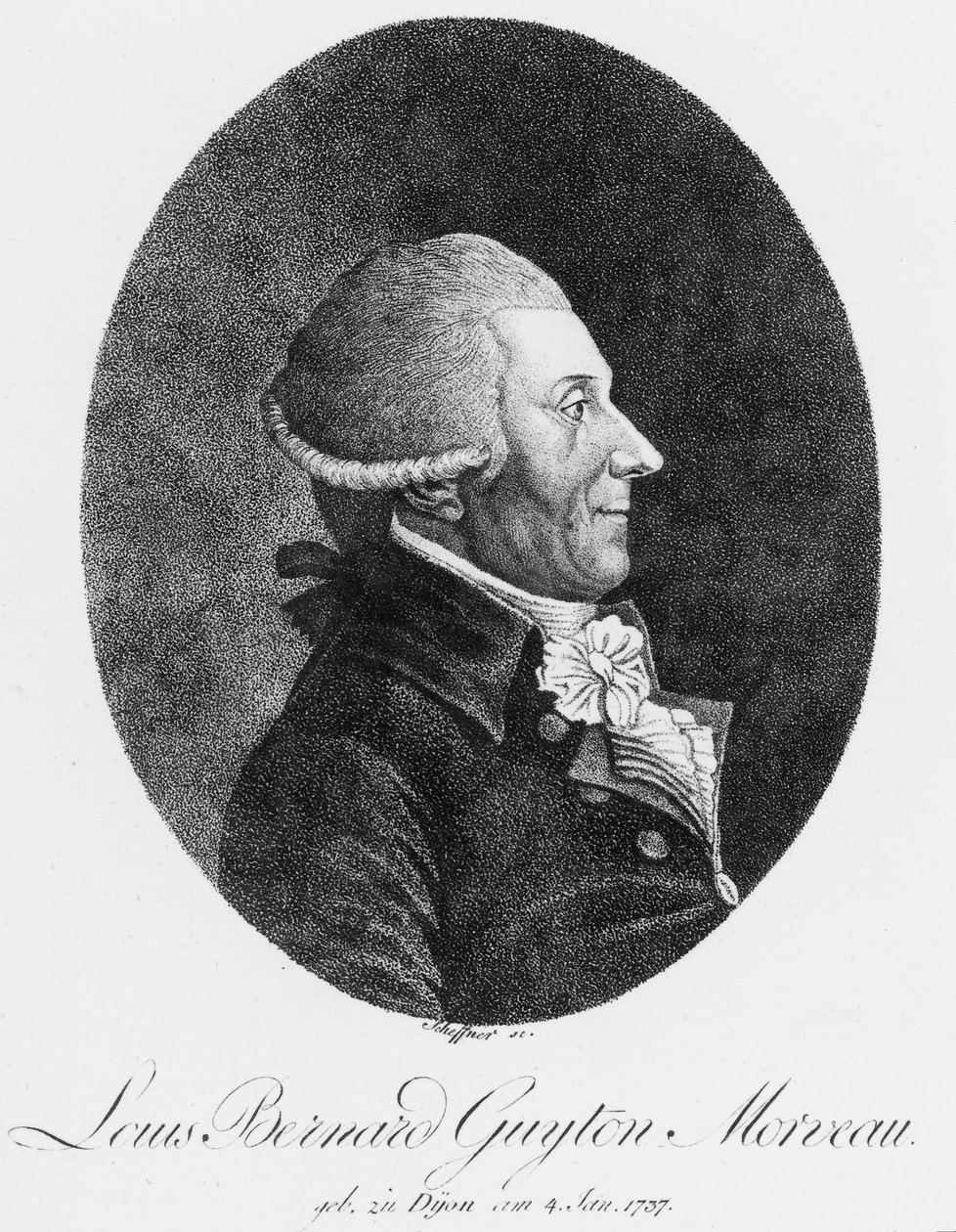 Louis Bernard Guyton Morveau, químico y abogado francés, c 1800 de Unbekannt
