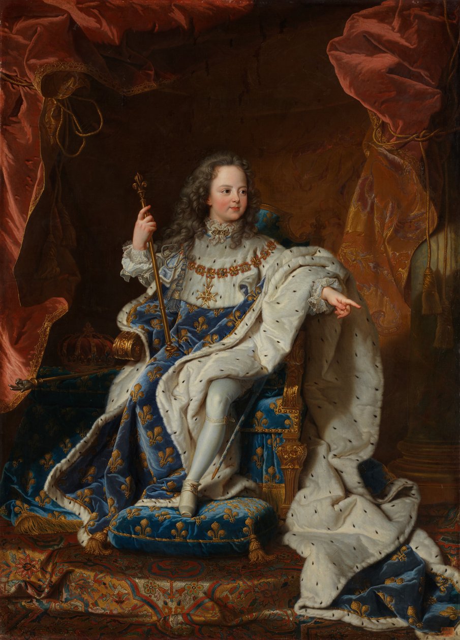 Luis XV 1710-1774 como niño, ca. 1716-24 de Unbekannt