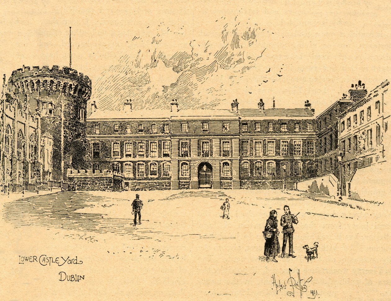 Lower Castle Yard, Dublín, Irlanda de Unbekannt