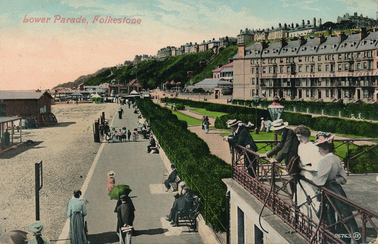Lower Parade, Folkestone, finales del siglo XIX-principios del siglo XX de Unbekannt