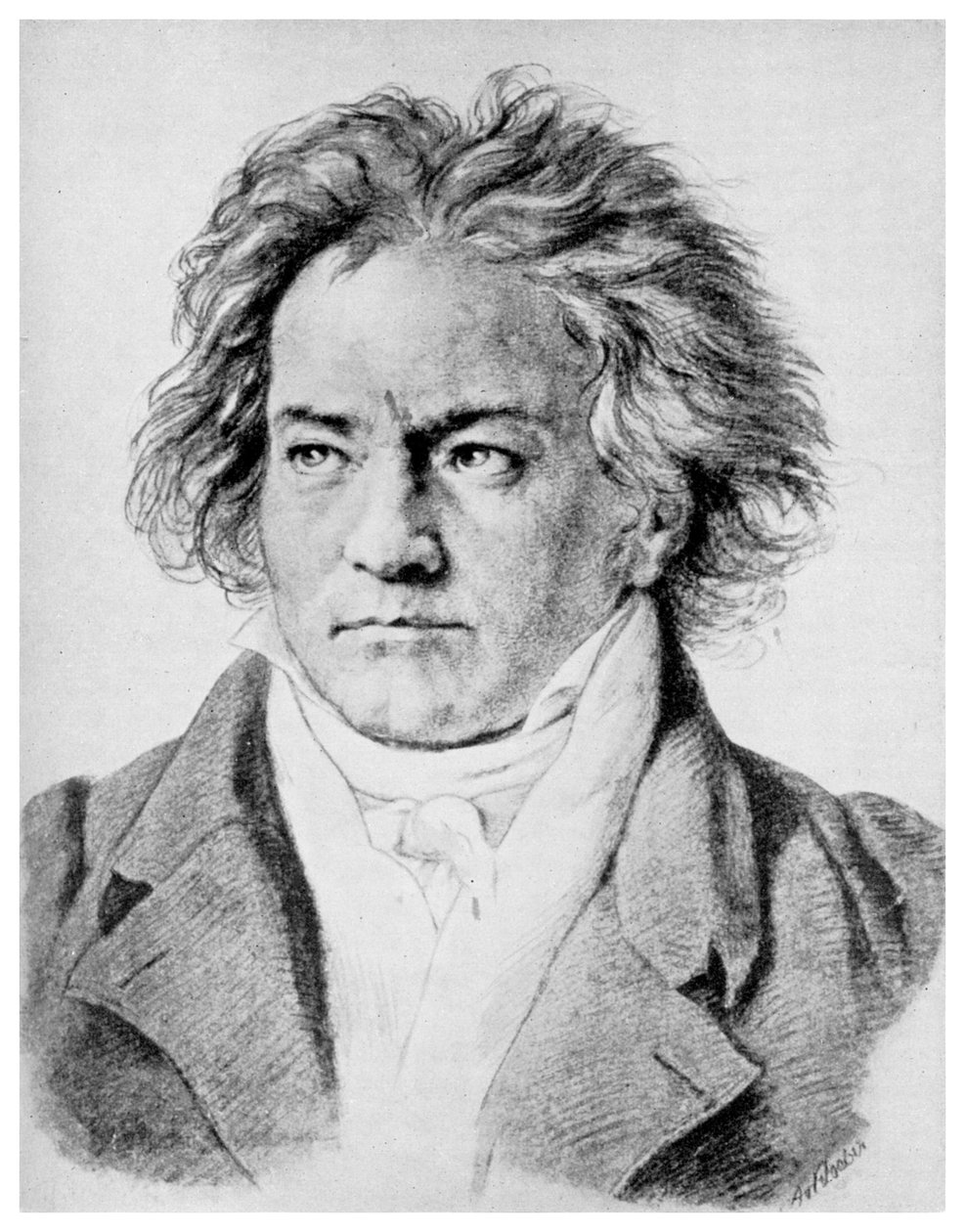 Ludwig von Beethoven, compositor alemán de Unbekannt
