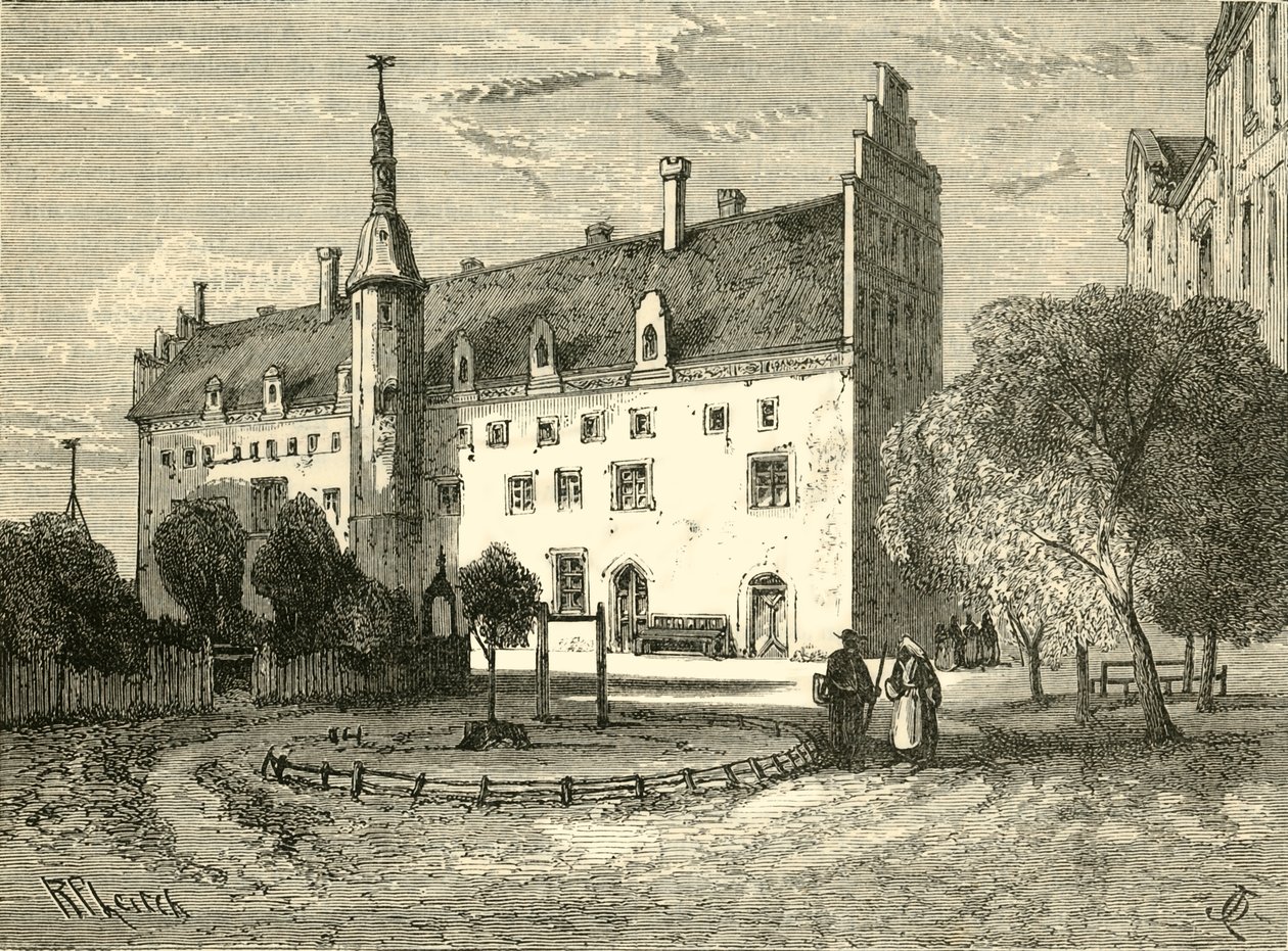 Casa de Lutero, Wittenberg, 1890 de Unbekannt