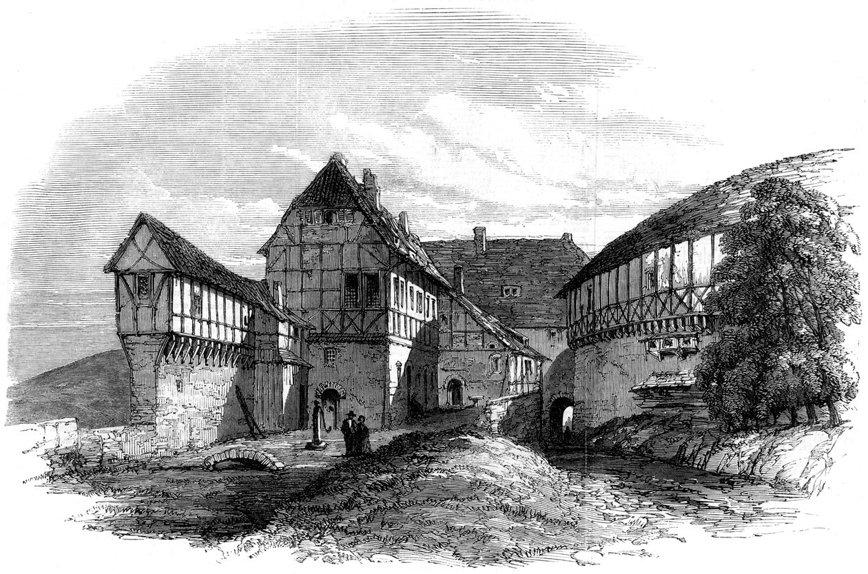Casa de Lutero en el Castillo de Wartburg, Eisenach, Alemania de Unbekannt