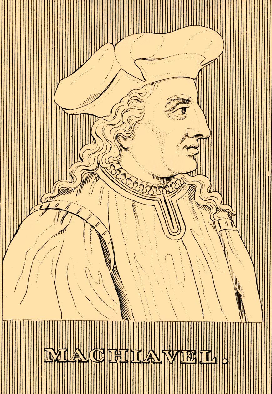 Maquiavelo, 1469-1527, 1830 de Unbekannt