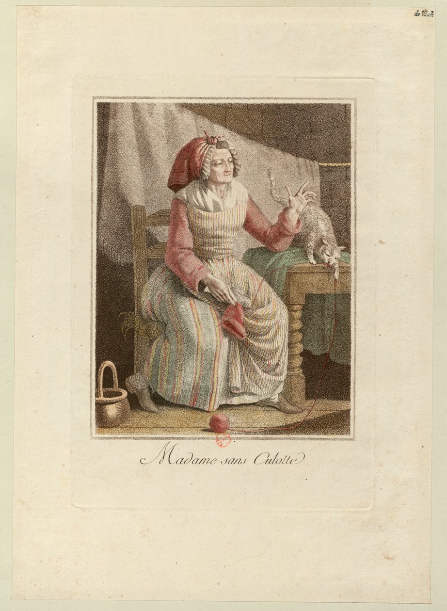 Madame Sans-Culotte, ca 1794 de Unbekannt