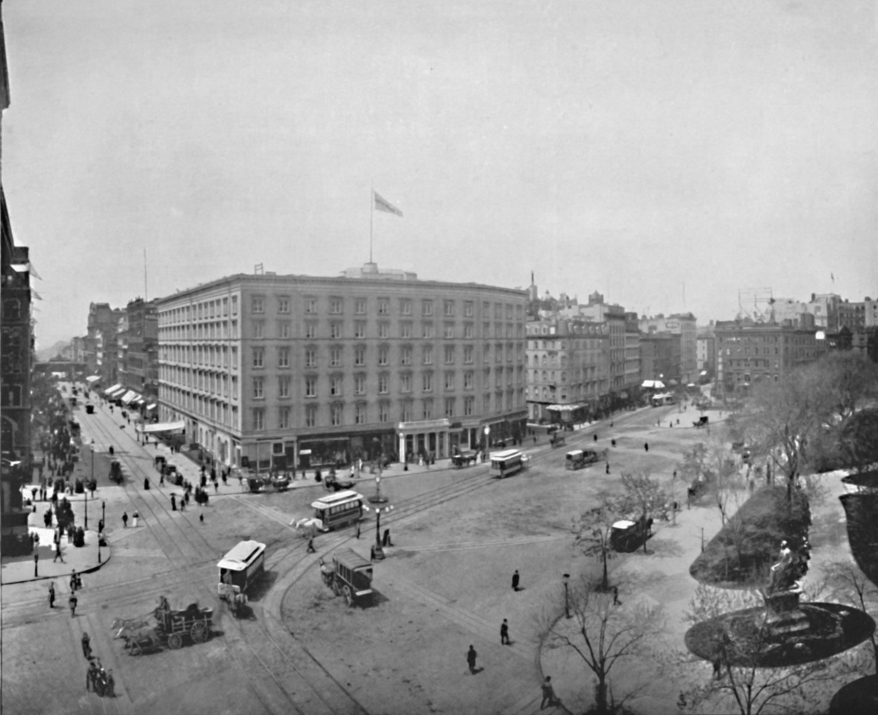 Madison Square, siglo XIX de Unbekannt