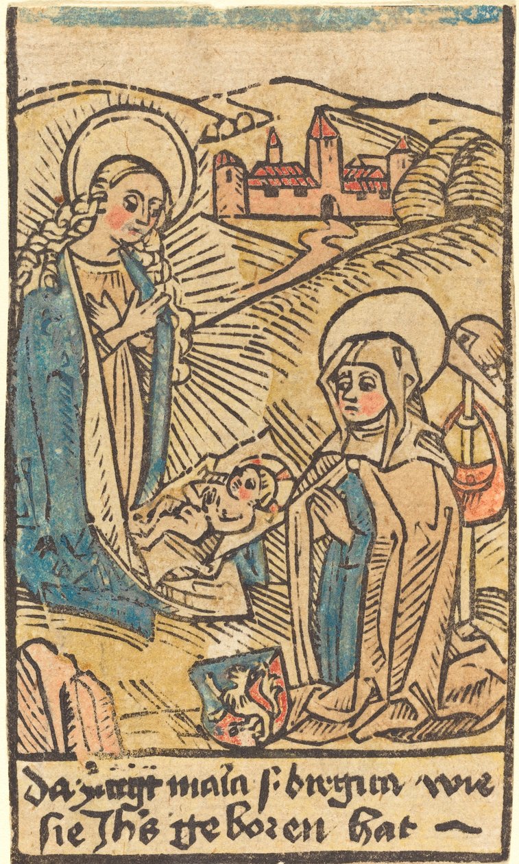 Madonna y Santa Brígida de Unbekannt