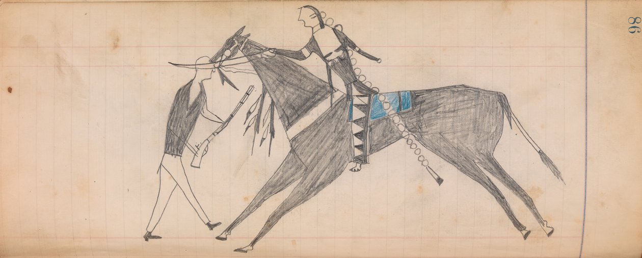 Maffet Ledger: Dibujo, ca. 1874-81 de Unbekannt