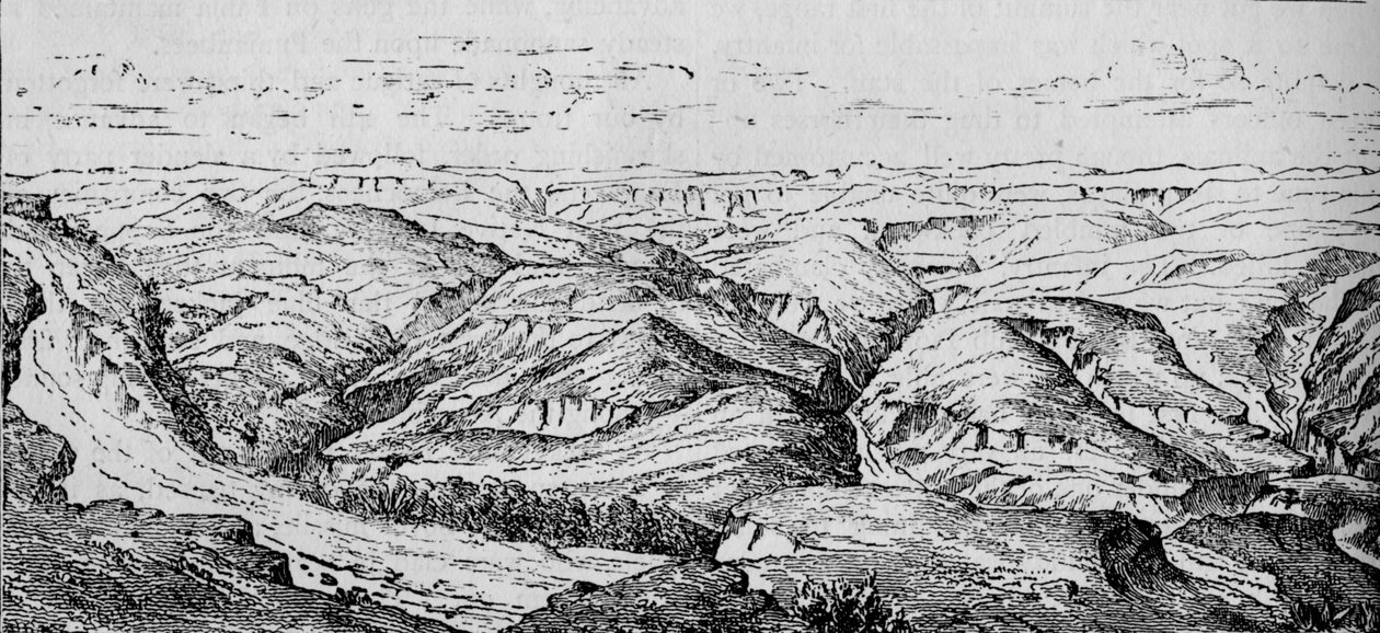 Magdala y el Valle del Bashilo, c. 1880 de Unbekannt