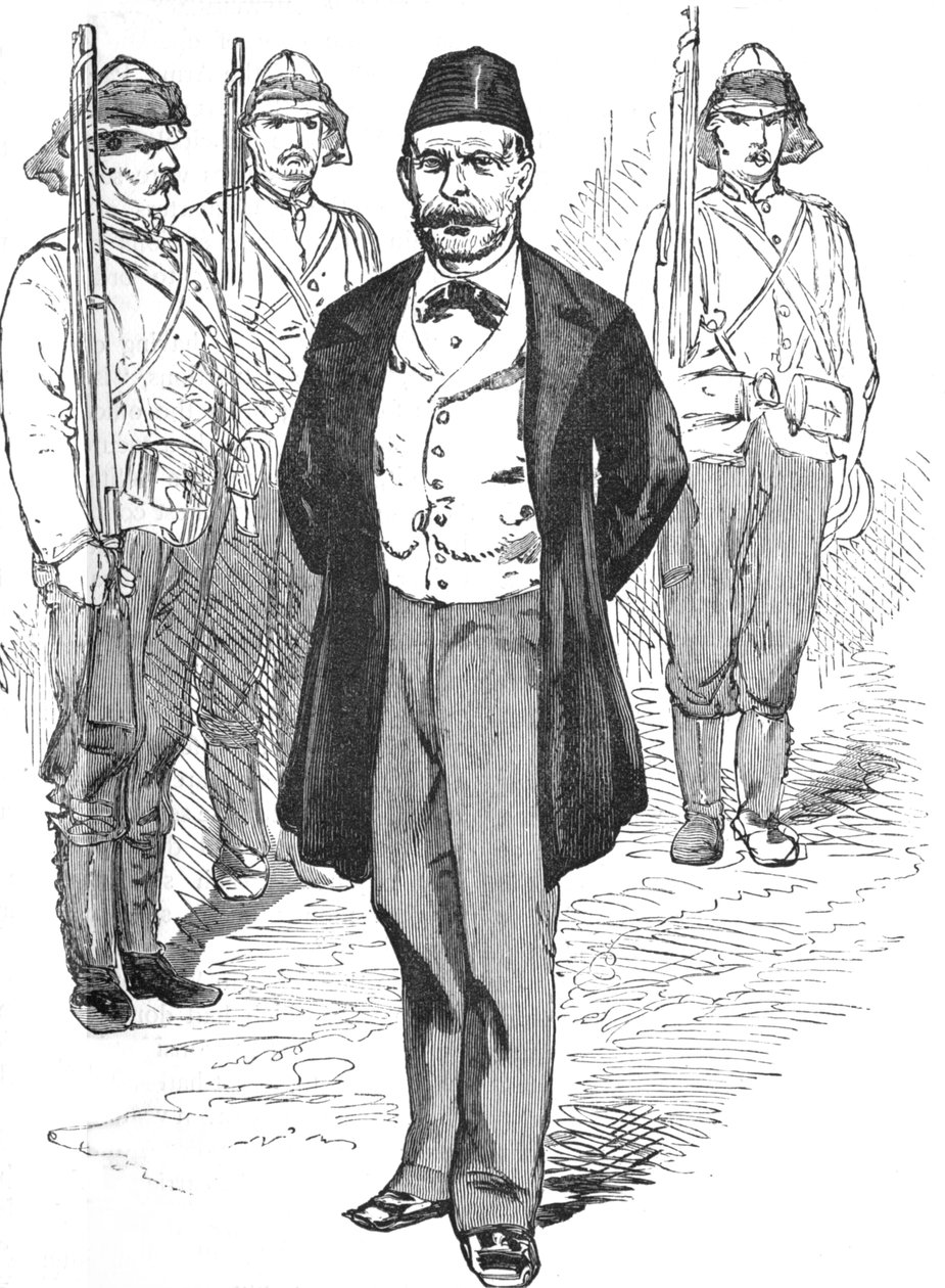 Mahmoud Fehmy, Jefe del Estado Mayor de Arabi, c1882 de Unbekannt